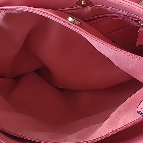 LIZ CLAIBORNE NWOT JESS CARNATION HANDBAG - Picture 8 of 10